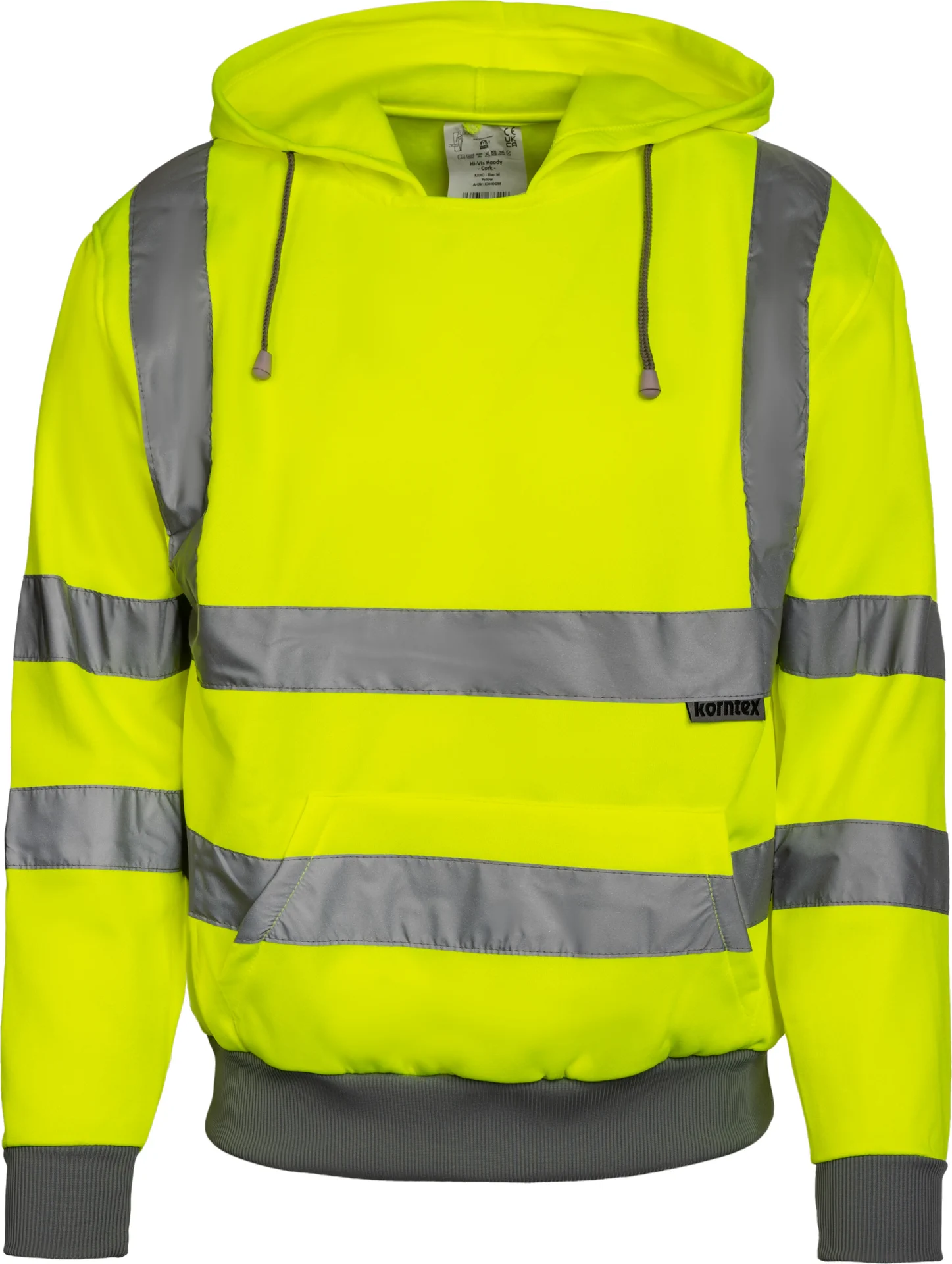 Korntex Hi-Vis Workwear Hoody Cork 
