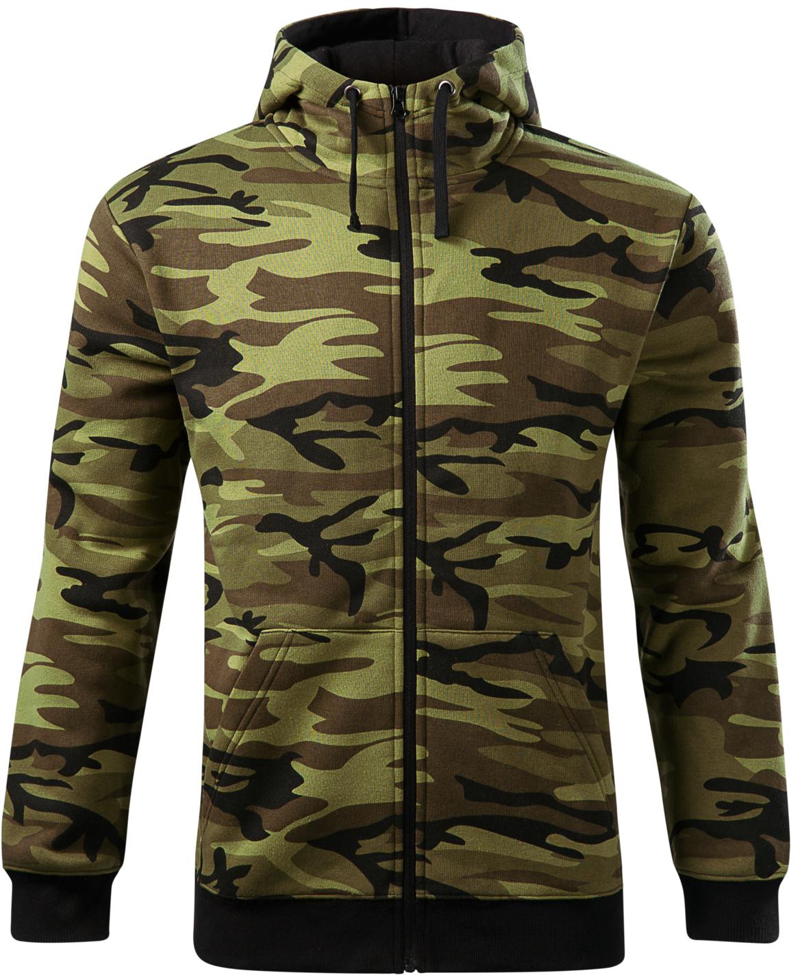 MALFINI Sweatshirt Camo Zipper C19 MALFINI Sweatshirt Camo Zipper C19
