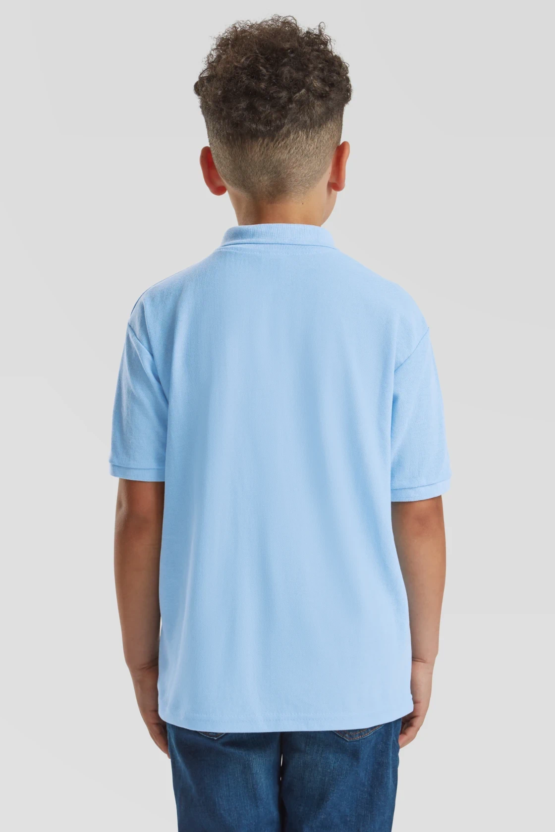 fruit-of-the-loom-63-417-0-kids-65-35-poloshirt-skyblue-model-2 F.O.L. 65/35 Polo Kids