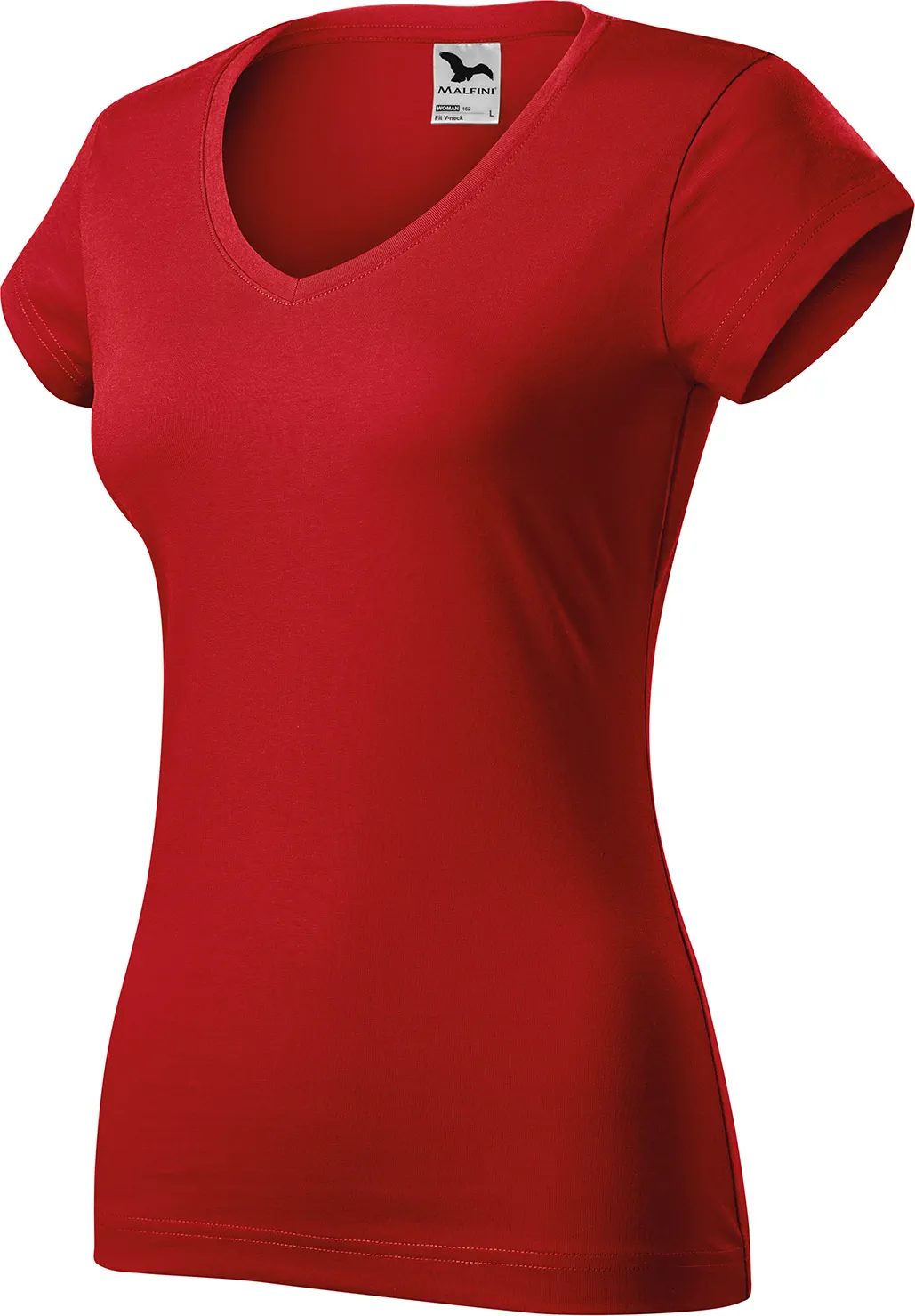 MALFINI T-Shirt Damen Fit V-Neck 162