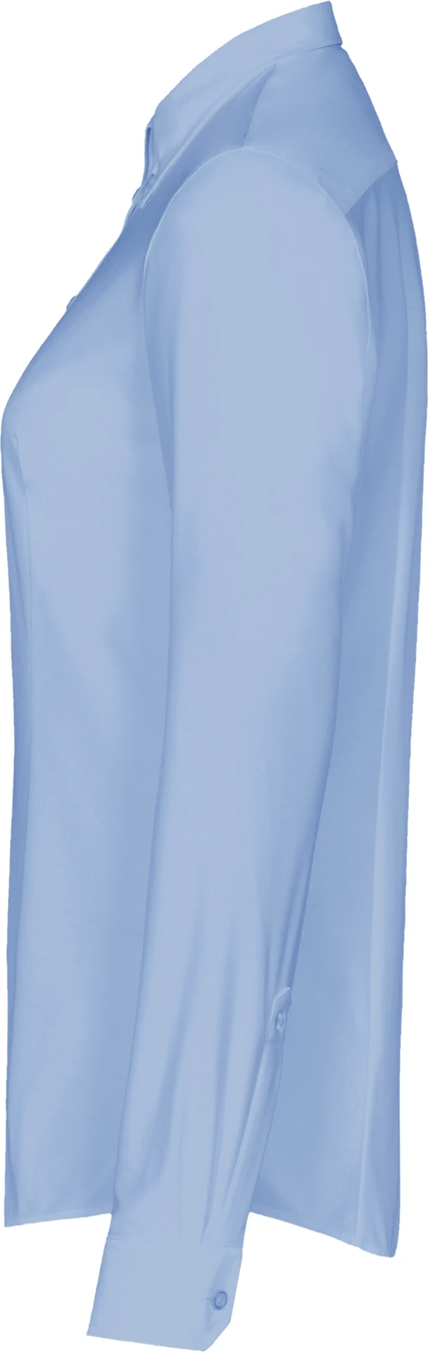hakro-129-bluse-natural-stretch-ozeanblau-2 HAKRO Bluse 1/1 Arm 129 Natural Stretch