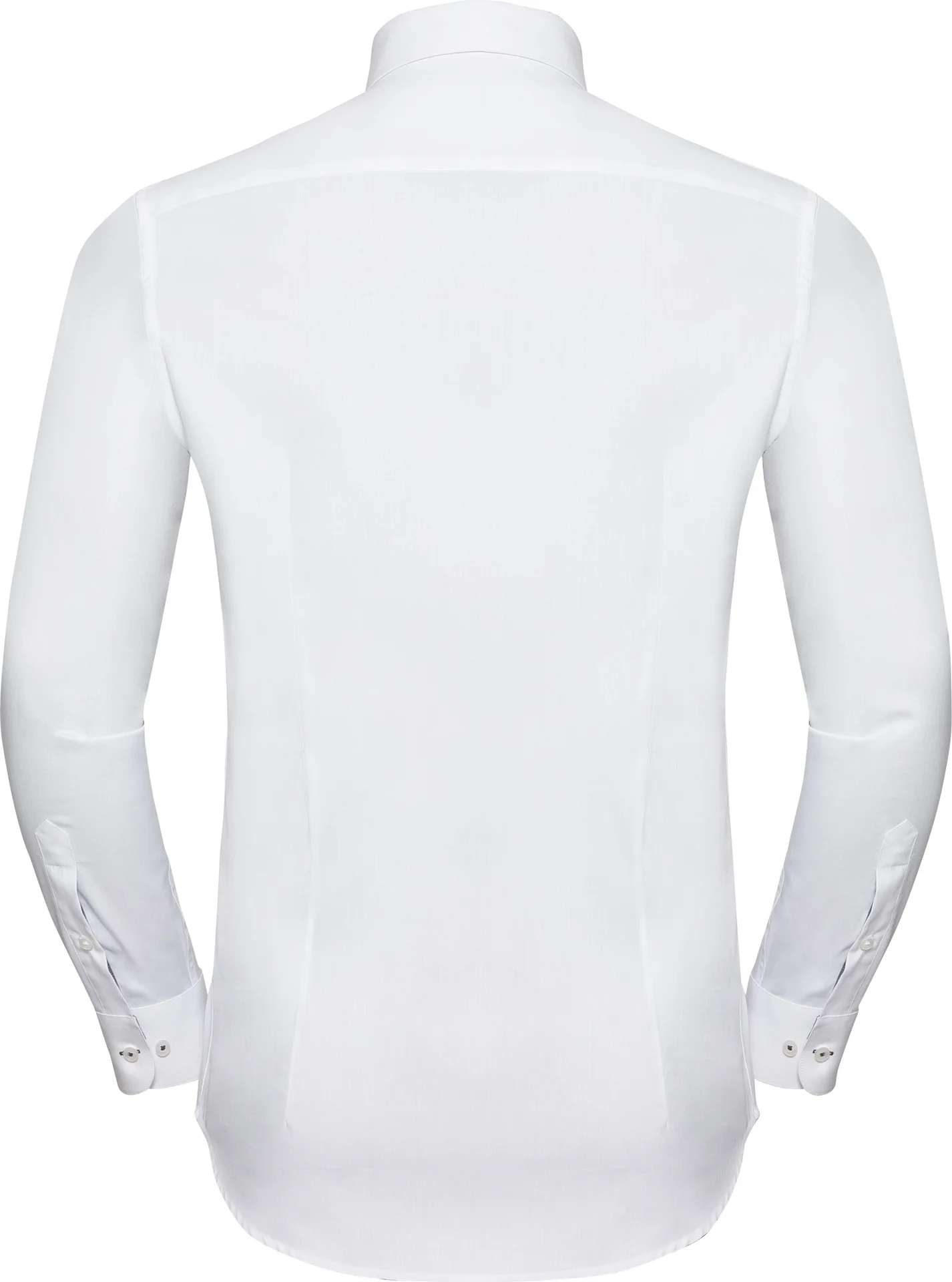 Russell Men's Long Sleeve Tailored Contrast Herringbone Shirt