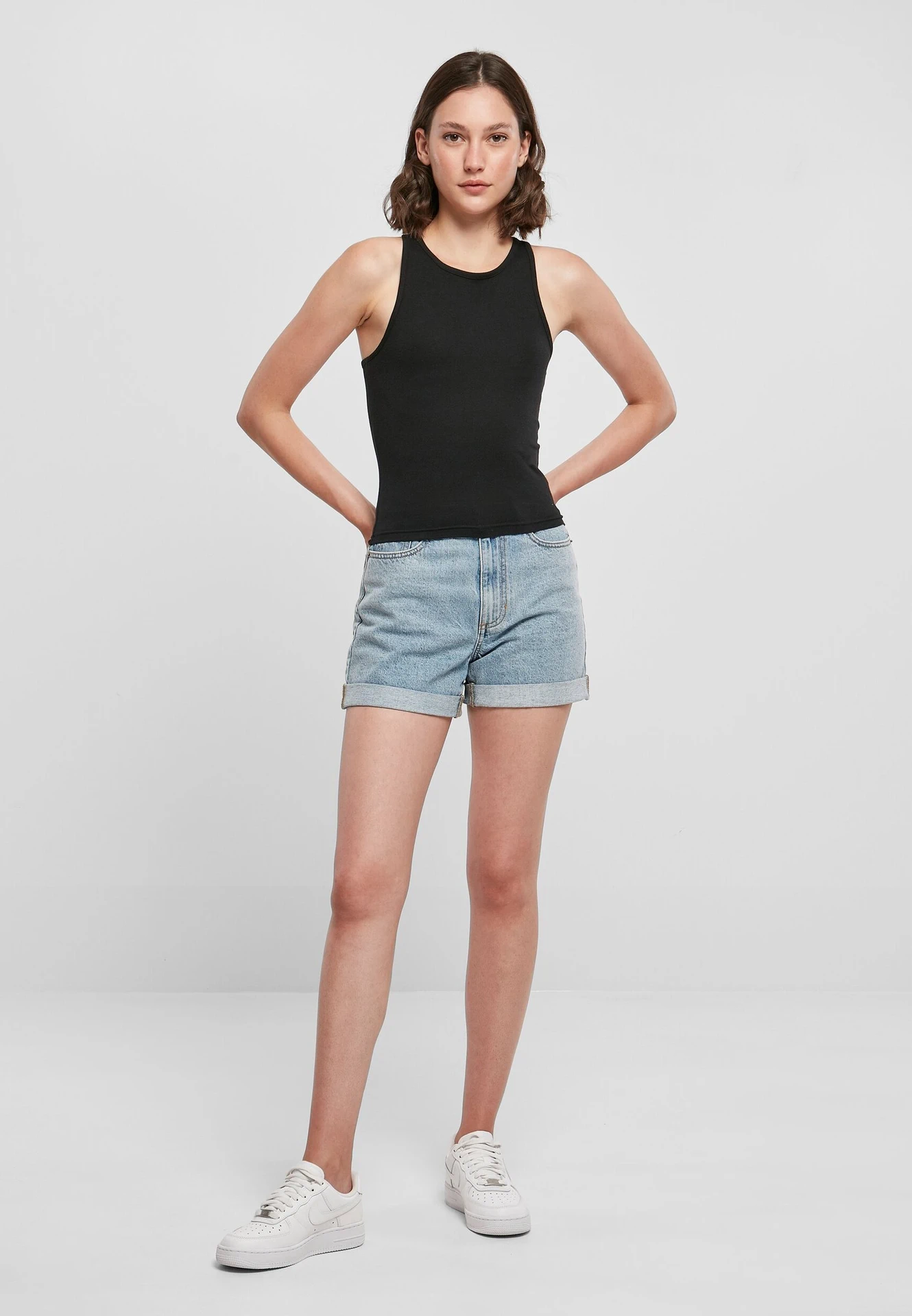 Build Your Brand Ladies Racer Back Top