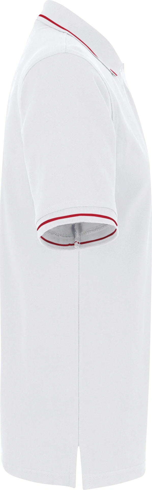 hakro-803-poloshirt-casual-weiss-rot-4 HAKRO Poloshirt 803 Casual