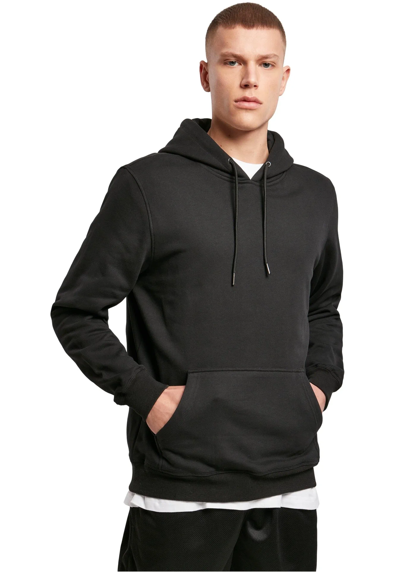 BYB-BY118-premium-hoody-black-model-0 Build Your Brand Premium Hoody