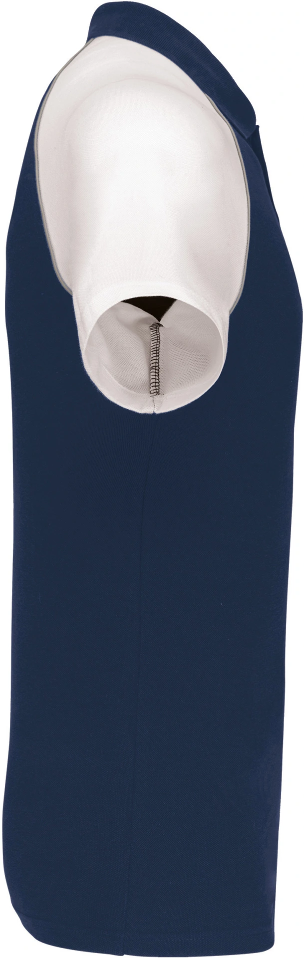 kariban-K226-baseball-pique-polo-navy-lightgrey-white-right-5 Kariban Baseball Piqué Polo Shirt