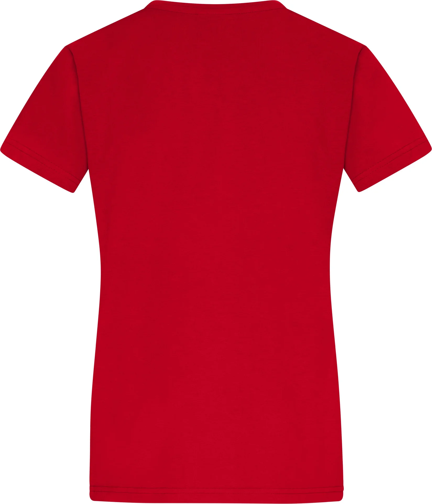 jn971-ladies-slim-fit-t-shirt-red-back-5 James & Nicholson Ladies Slim Fit-T