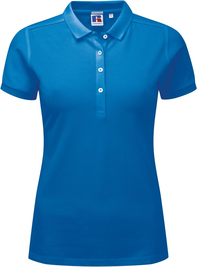 Russell Ladies Fitted Stretch Polo Russell Ladies Fitted Stretch Polo