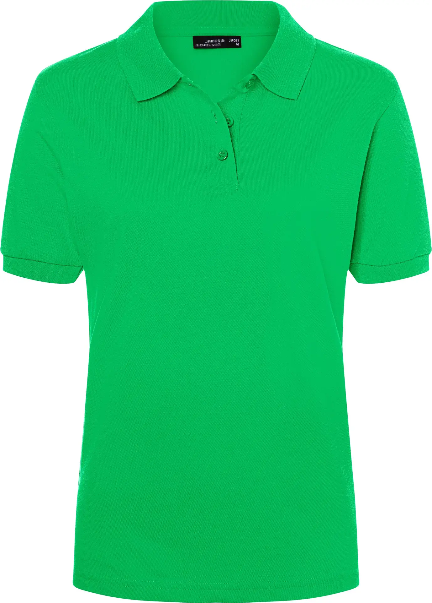 jn071-classic-poloshirt-ladies-ferngreen-front-3 James & Nicholson Ladies Classic Polo