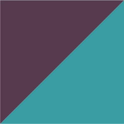 plum/turquoise