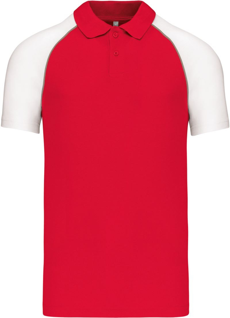 Kariban Baseball Piqué Polo Shirt