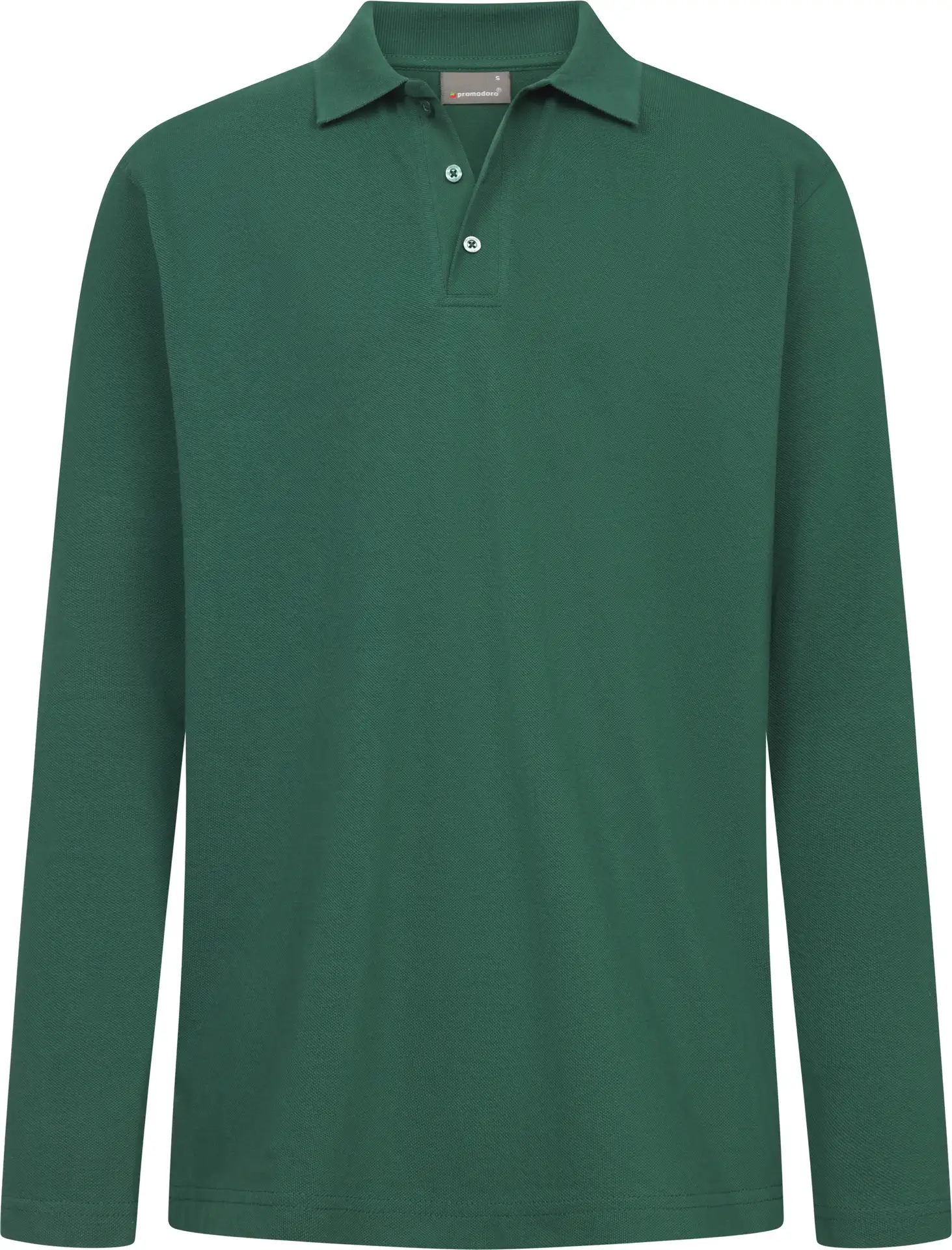 promodoro-4600-mens-heavy-polo-long-sleeve-forest-front-3 Promodoro Men's Heavy Polo Longsleeve
