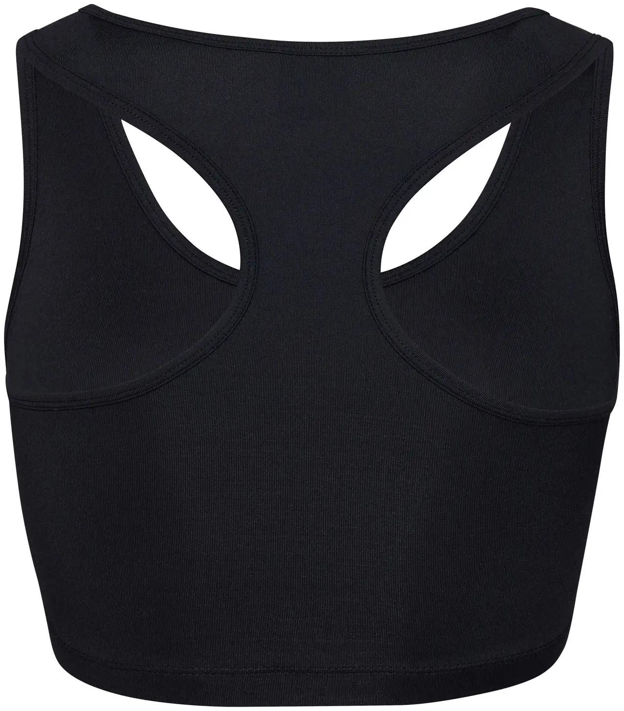 justcool-jc017-womens-cool-sports-crop-top-jetblack-back-3 Just Cool Women's Cool Sports Crop Top
