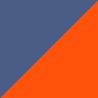 navy/signal orange