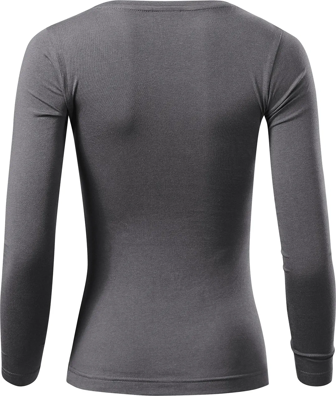malfini-169-fit-t-ls-t-shirt-damen-stahlgrau-back-5 MALFINI T-Shirt Damen Fit-T LS 169