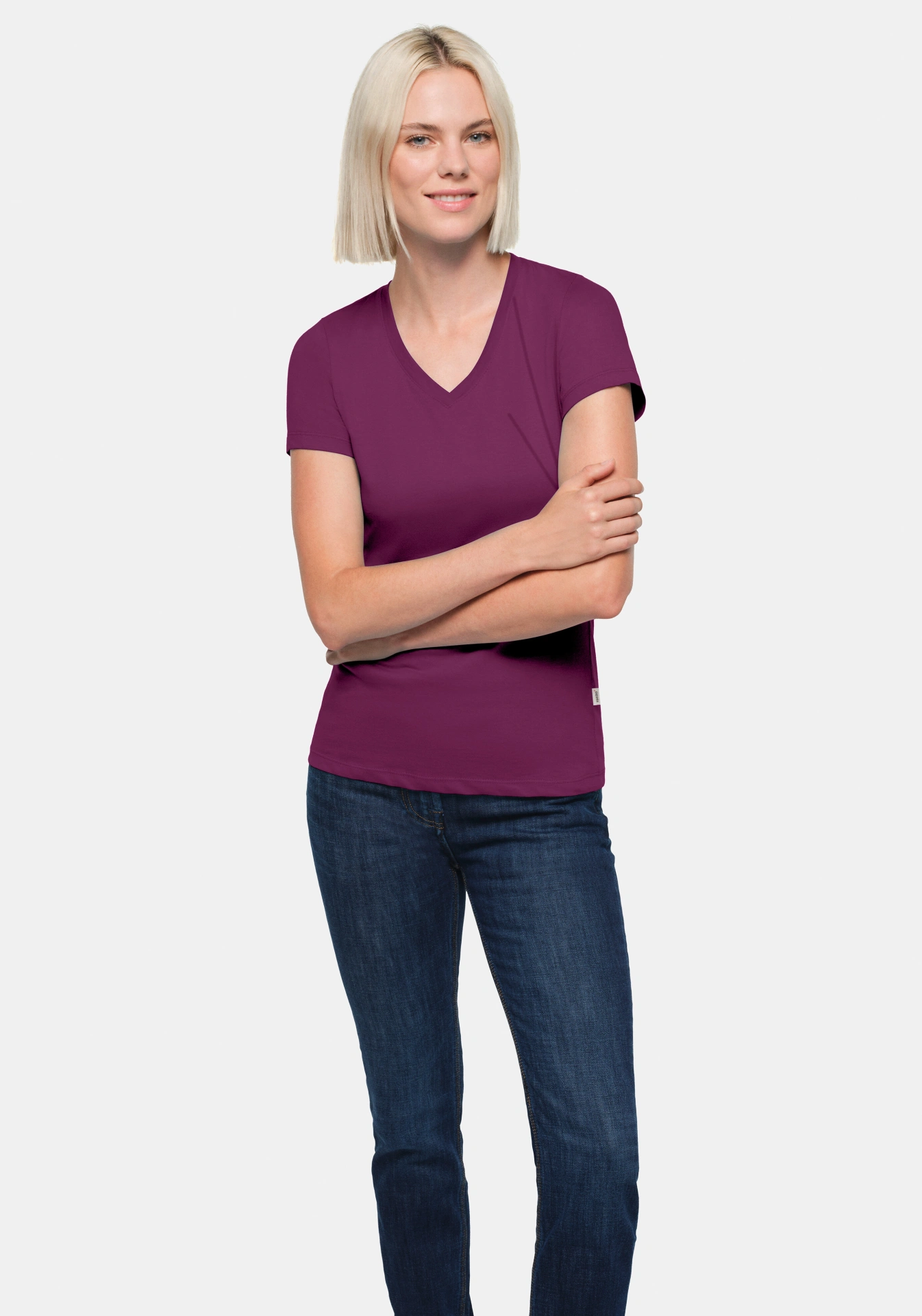 HAKRO Women-V-Shirt 126 Classic