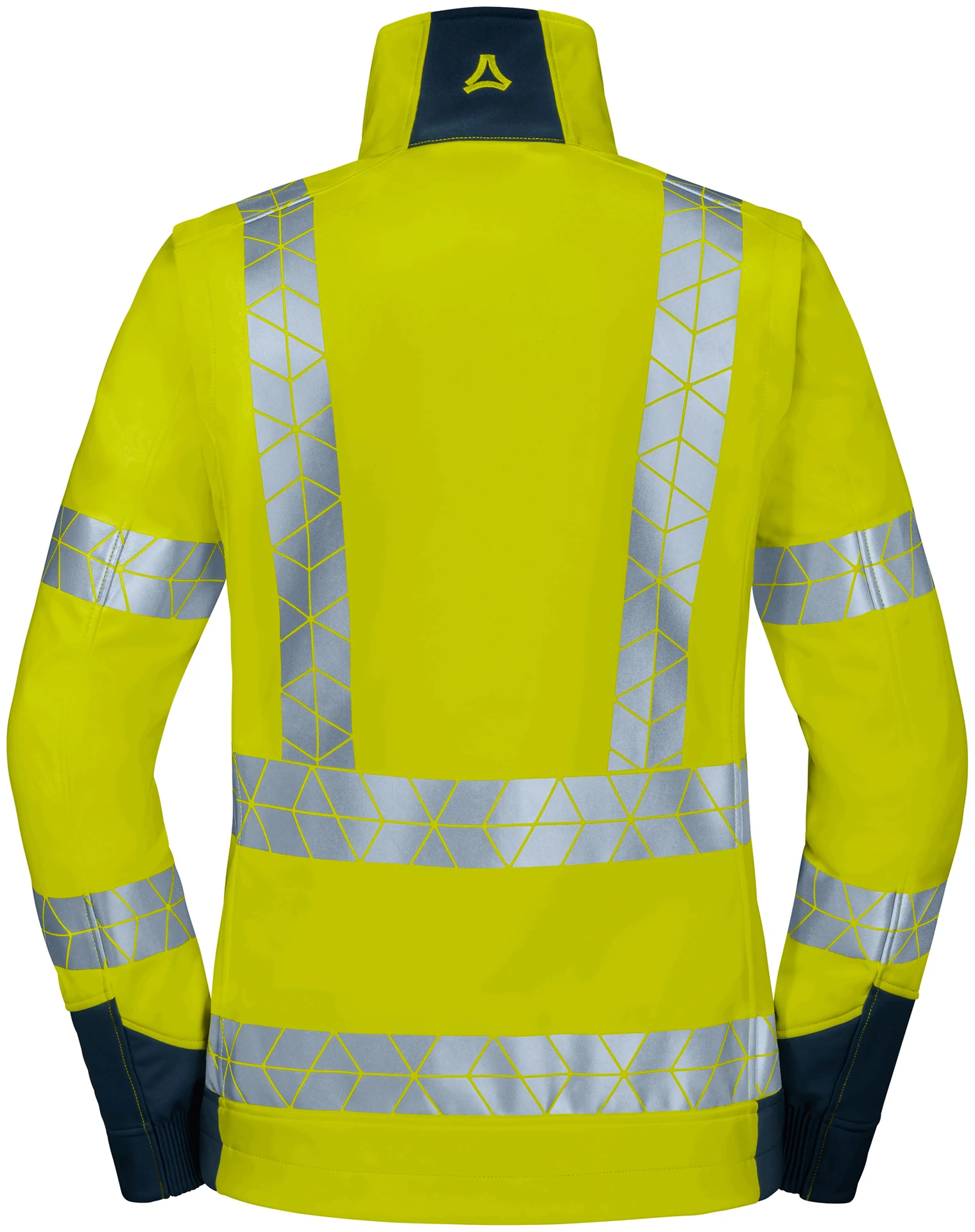 Schöffel PRO 7729 Damen LEUCHTKEGEL ZipOff Warnschutz Softshelljacke