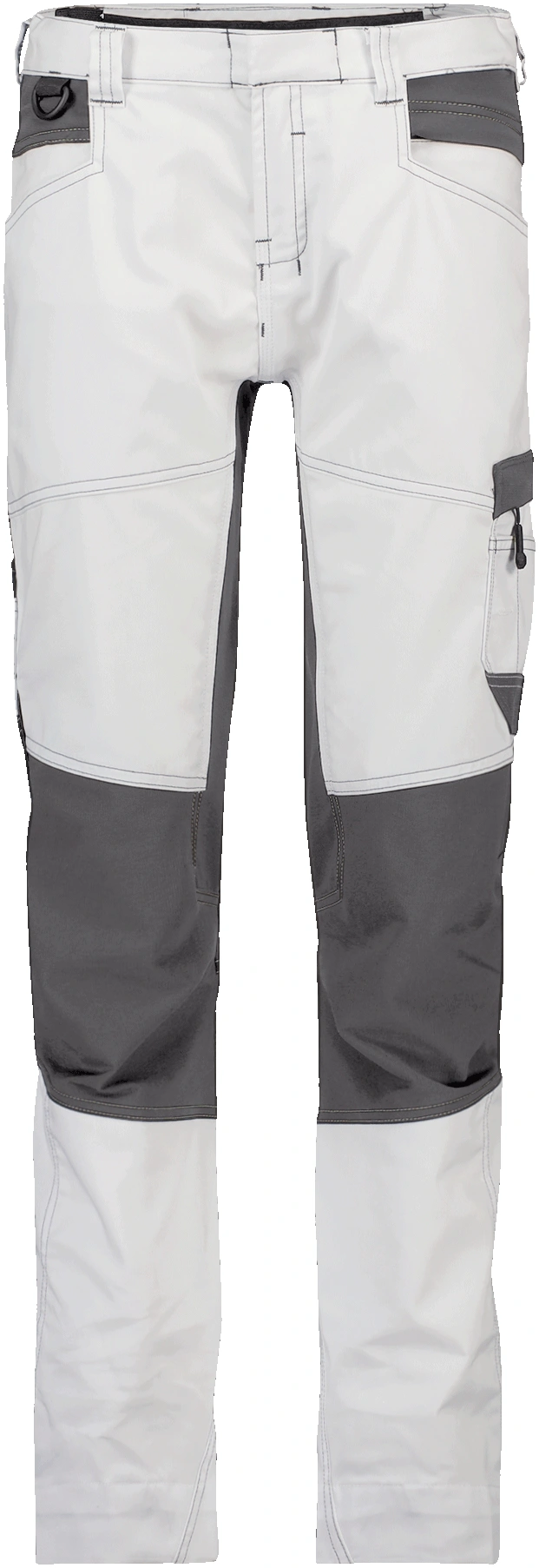 dassy-201024-helix-painters-women-painter-trousers-with-stretch-for-women-white-anthracite-grey-front-1 DASSY PAINTERS Stretch-Malerhose Women HELIX