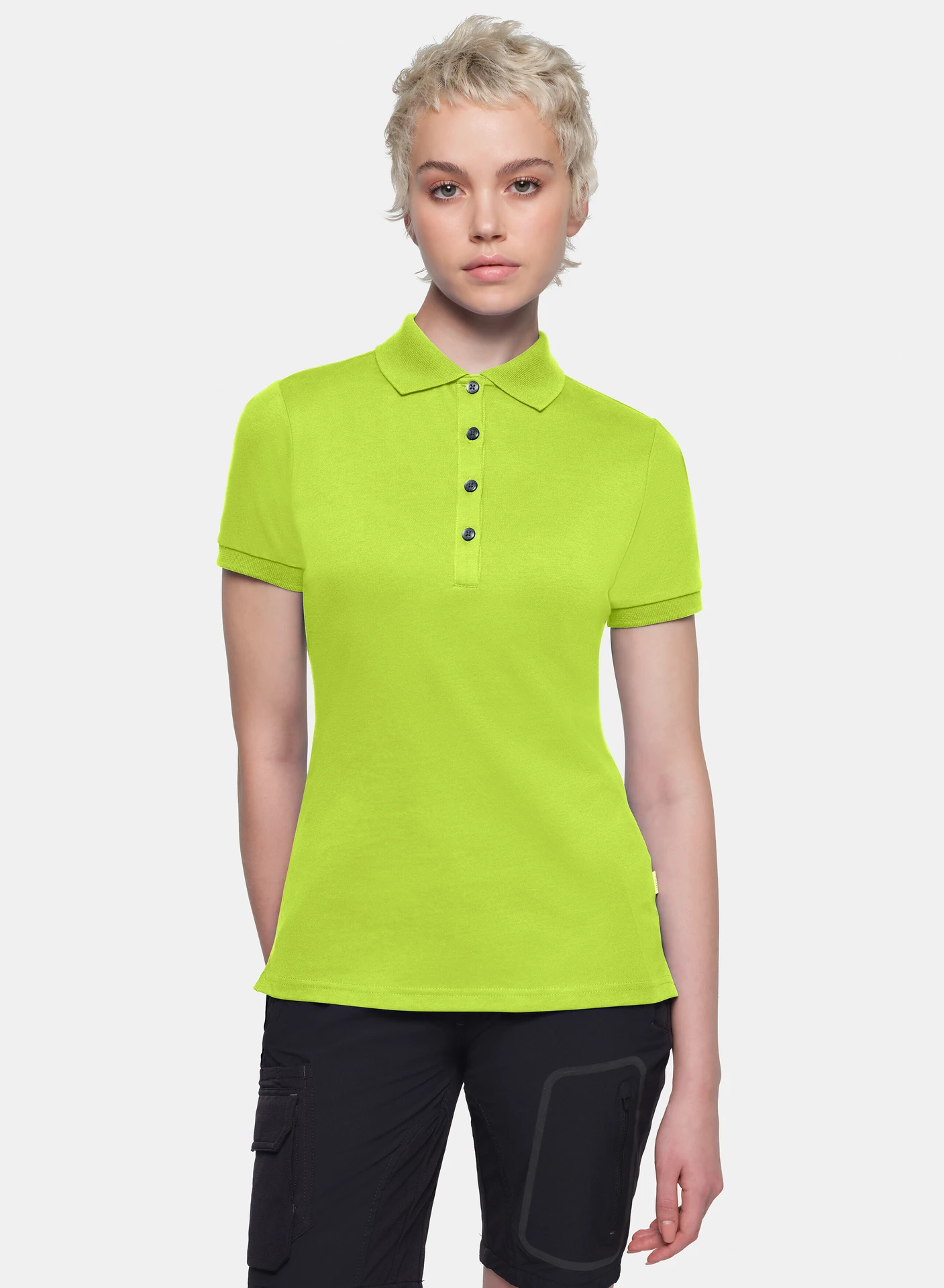 hakro-214-cotton-tec-damen-poloshirt-kiwi-model-0 HAKRO Women-Poloshirt 214 Cotton-Tec