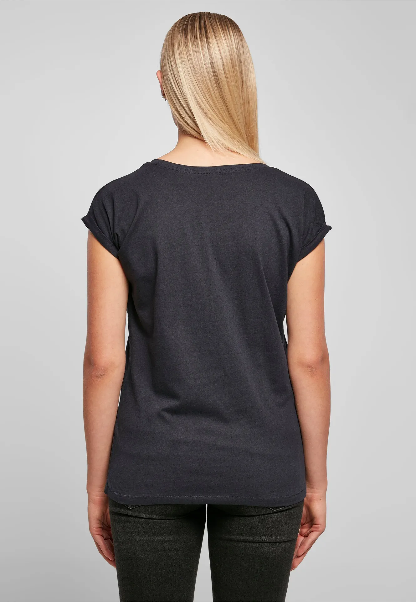 Build Your Brand Ladies Extended Shoulder Tee
