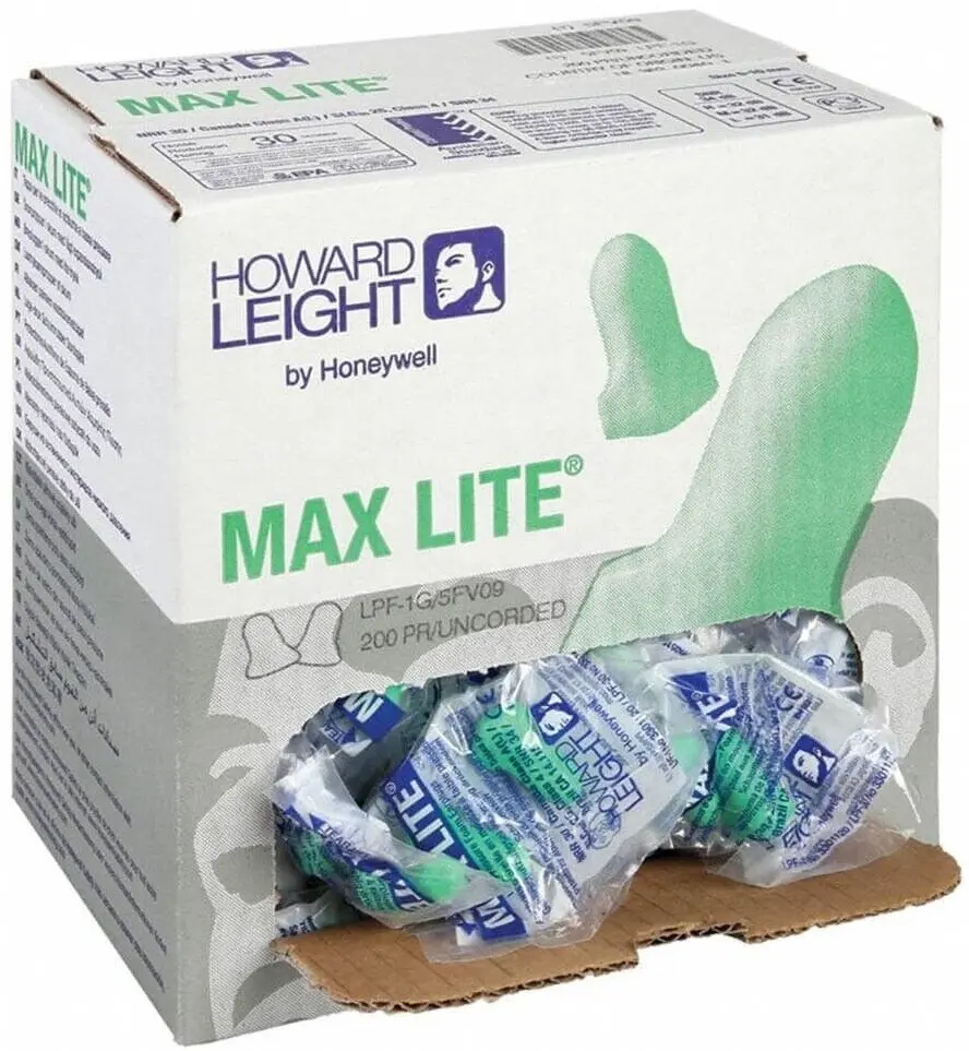 Howard Leight Max Lite Gehörschutzstöpsel 200 Paar