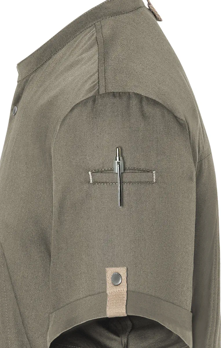 KARLOWSKY Kurzarm Kochjacke Green-Generation