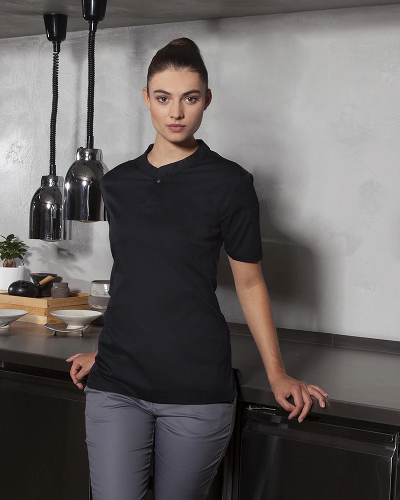 karlowsky-tf3-kurzarm-damen-arbeitsshirt-performance-black-model-0 KARLOWSKY Kurzarm Damen-Arbeitsshirt Performance