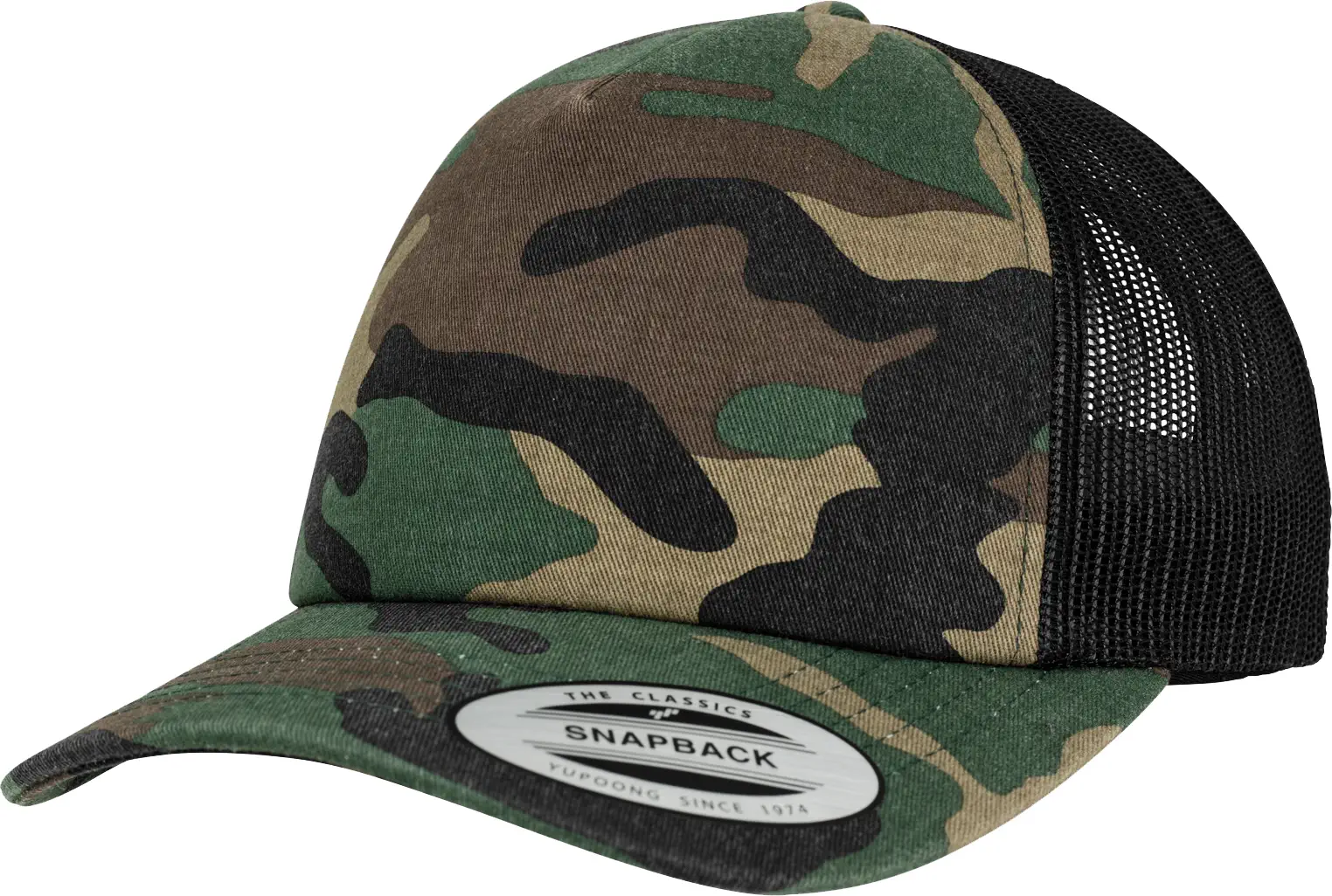 FLEXFIT Camo Trucker Cap