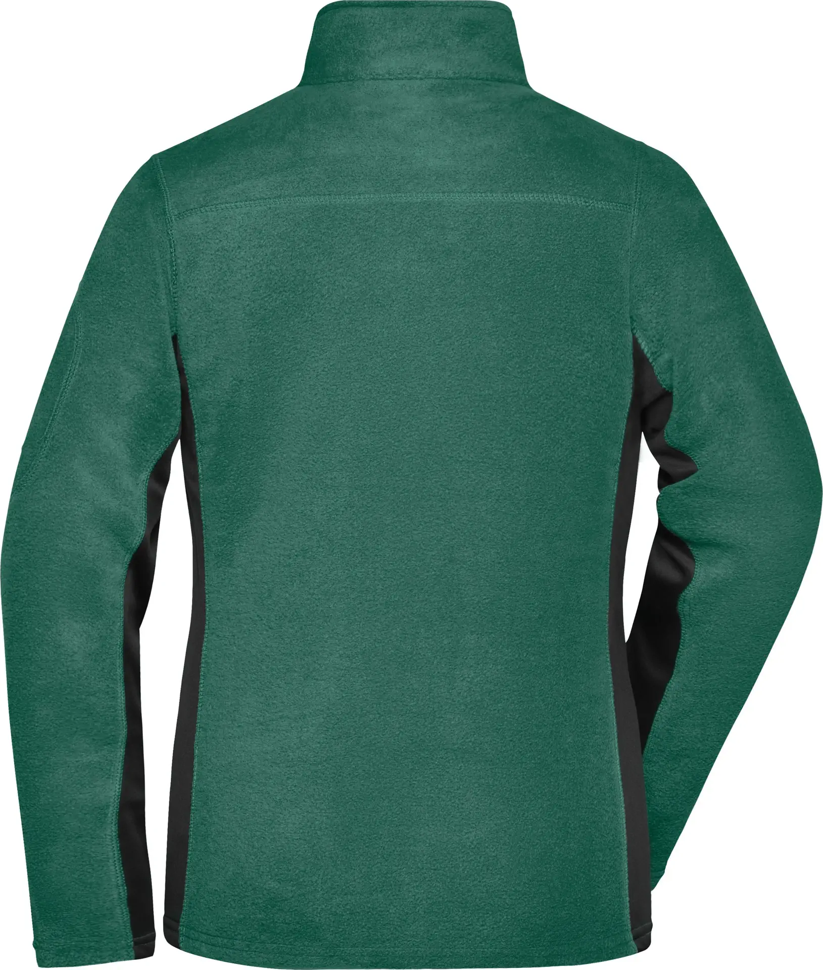 jn841-ladies-workwear-fleece-jacket-darkgreen-black-back-5 James & Nicholson Ladies Workwear Fleece Jacket -Strong-