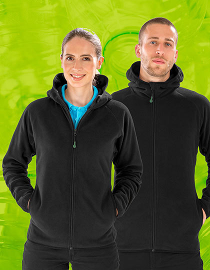 Result Hooded Recycled Microfleece Jacket Result Hooded Recycled Microfleece Jacket