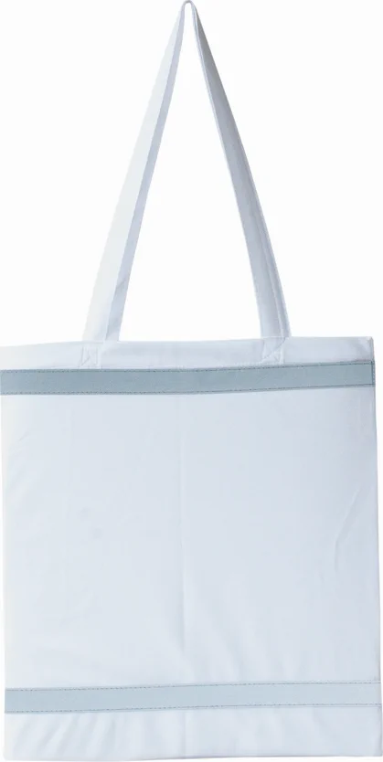 korntex-kxtlh-warnsac-reflective-shopping-bag-with-long-handles-white-front-1 Korntex Warnsac® Reflective Shopping Bag With Long Handles