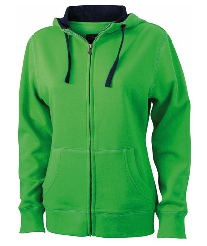 James & Nicholson Ladies Lifestyle Zip-Hoody James & Nicholson Ladies Lifestyle Zip-Hoody