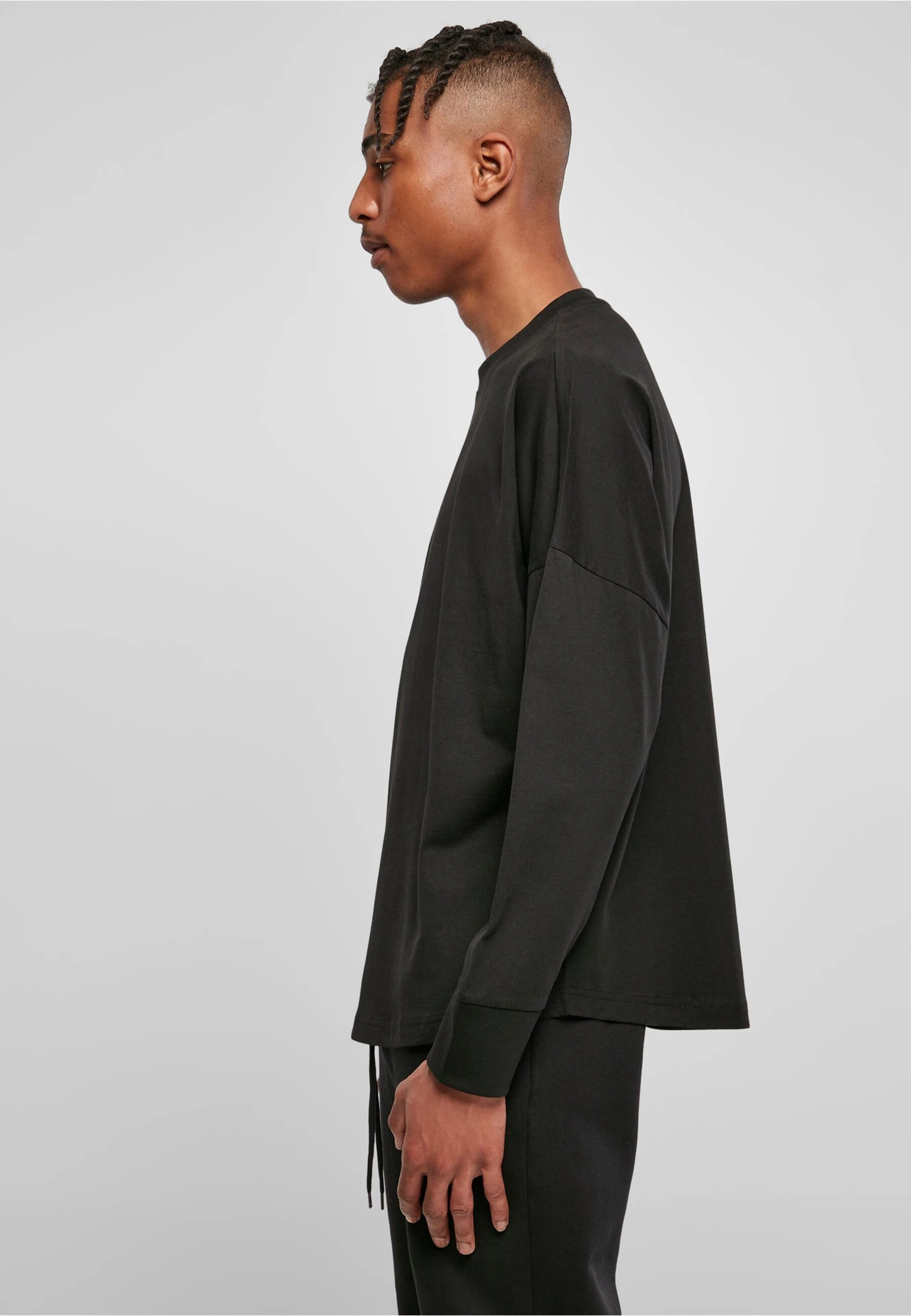Build Your Brand Oversized Cut On Sleeve Longsleeve