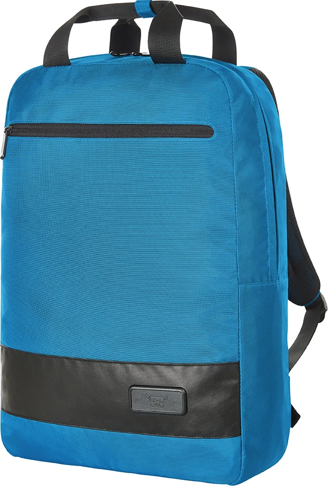 halfar-1816089-notebook-backpack-stage-cyan-front-1 HALFAR Notebook Backpack Stage