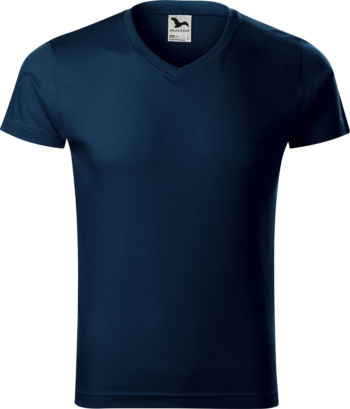 MALFINI T-Shirt Slim Fit V-Neck 146
