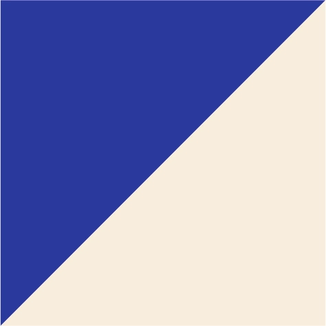 bright royal/off white
