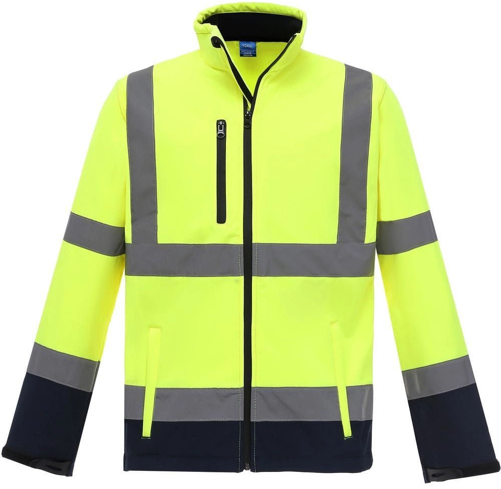 YOKO High Visibility 2 Bands & Braces Softshell Jacket