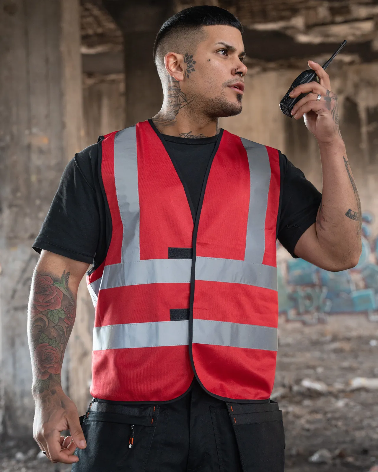 Korntex Hi-Vis Safety Vest With 4 Reflective Stripes Hannover