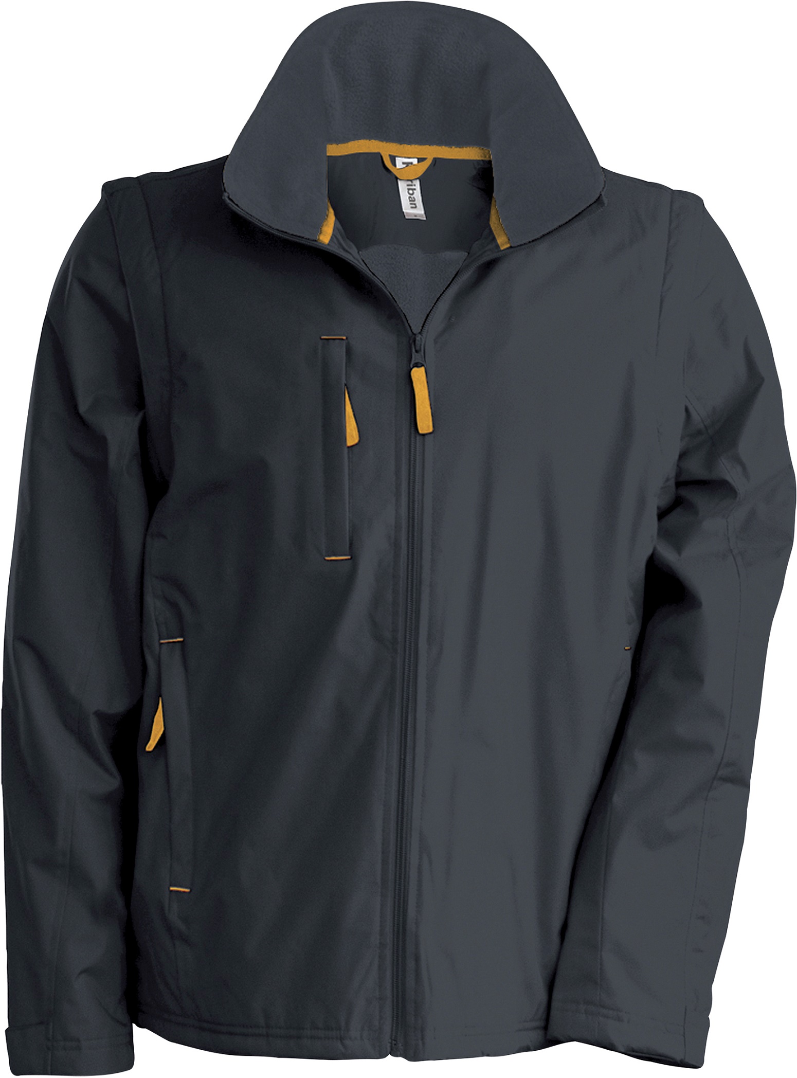 dark grey/orange/dark grey