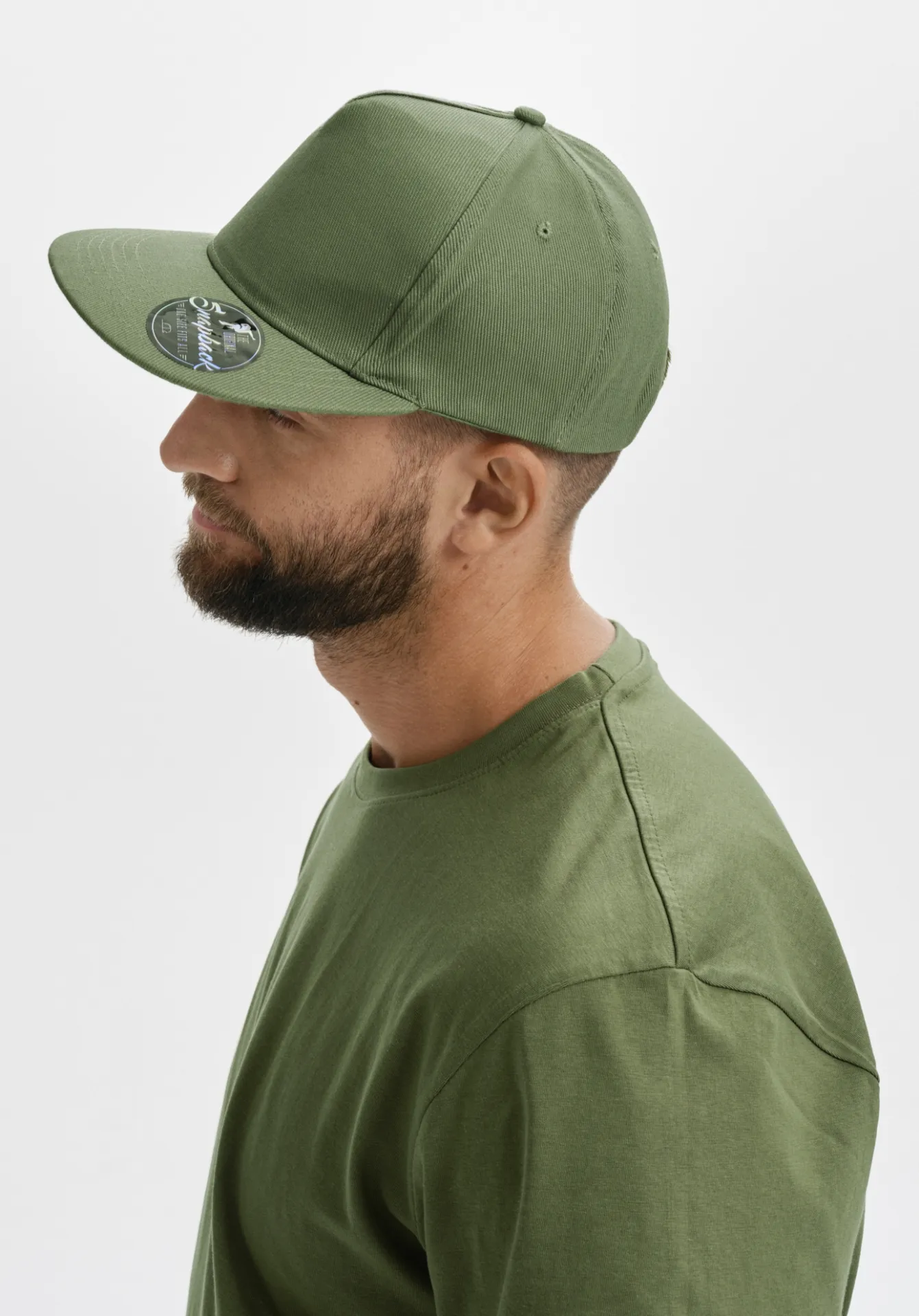 malfini-301-rap-6p-muetze-khaki-model-1 MALFINI Mütze Rap 5P 301