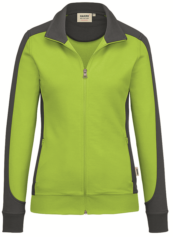 HAKRO Damen-Sweatjacke 277 Contrast Mikralinar®