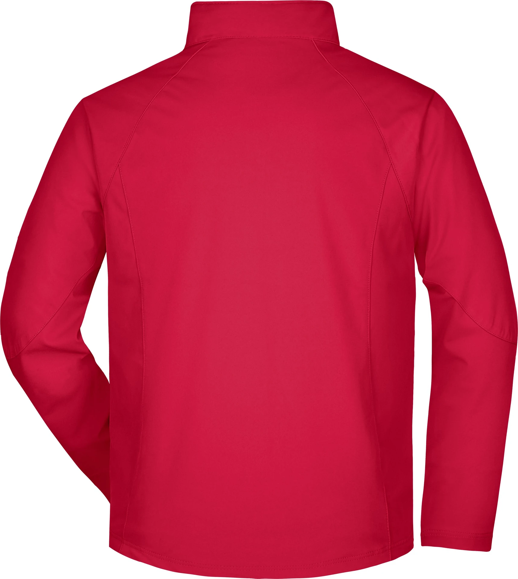 jn1020-mens-softshell-jacket-red-back-5 James & Nicholson Men's Softshell Jacket