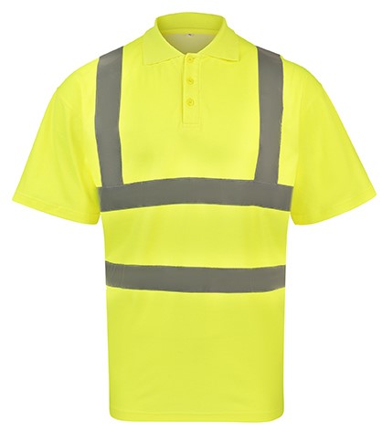 Korntex High-End Polycotton Hi-Vis Polo Shirt Cambridge