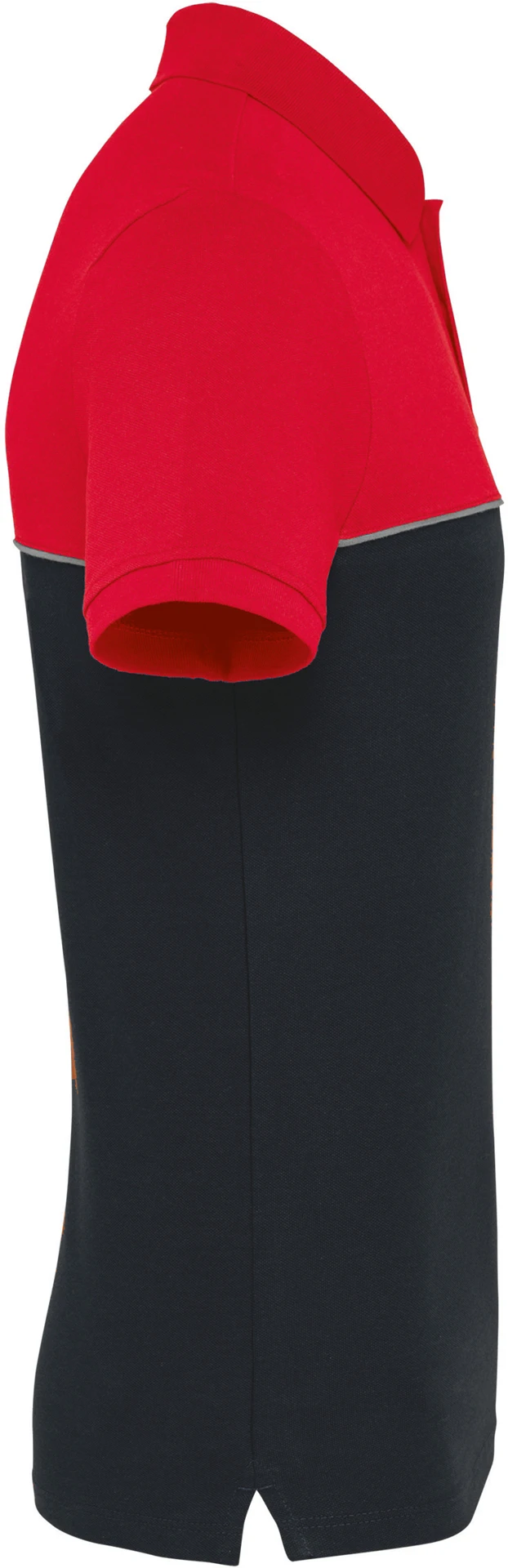 kariban-WK210-workwear-pique-polo-black-red-right-5 Kariban Workwear Piqué Polo
