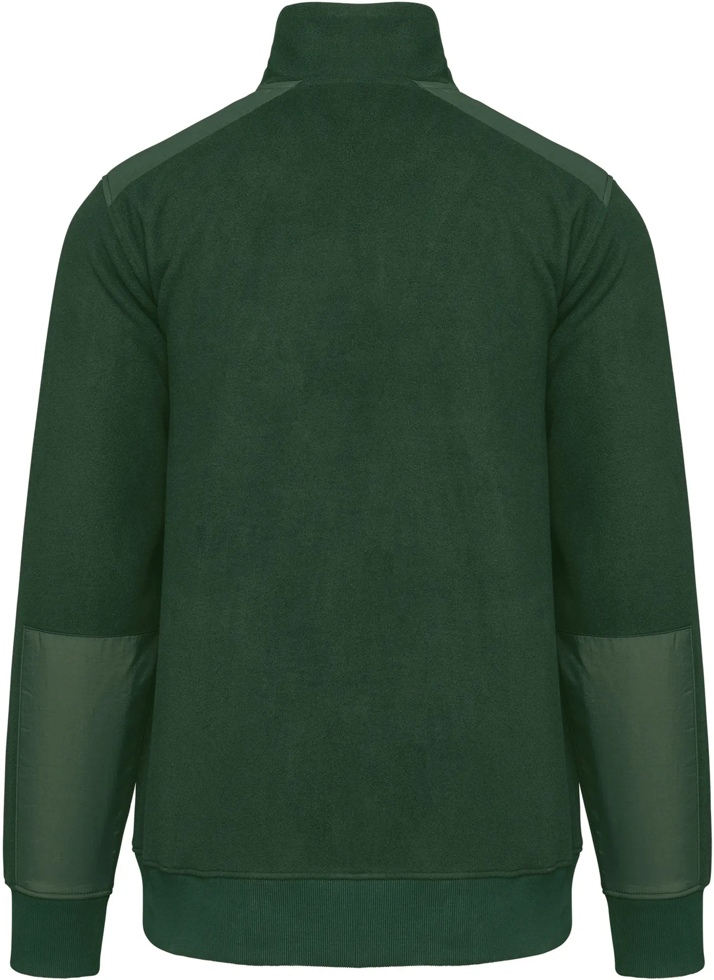 kariban-WK905-workwear-fleece-mit-viertel-zip-forestgreen-back-6 Kariban Workwear Fleece mit 1/4 Zip