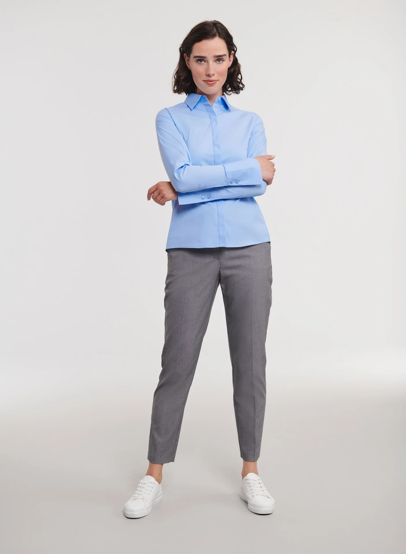 Russell Ladies Long Sleeve Ultimate Stretch Shirt