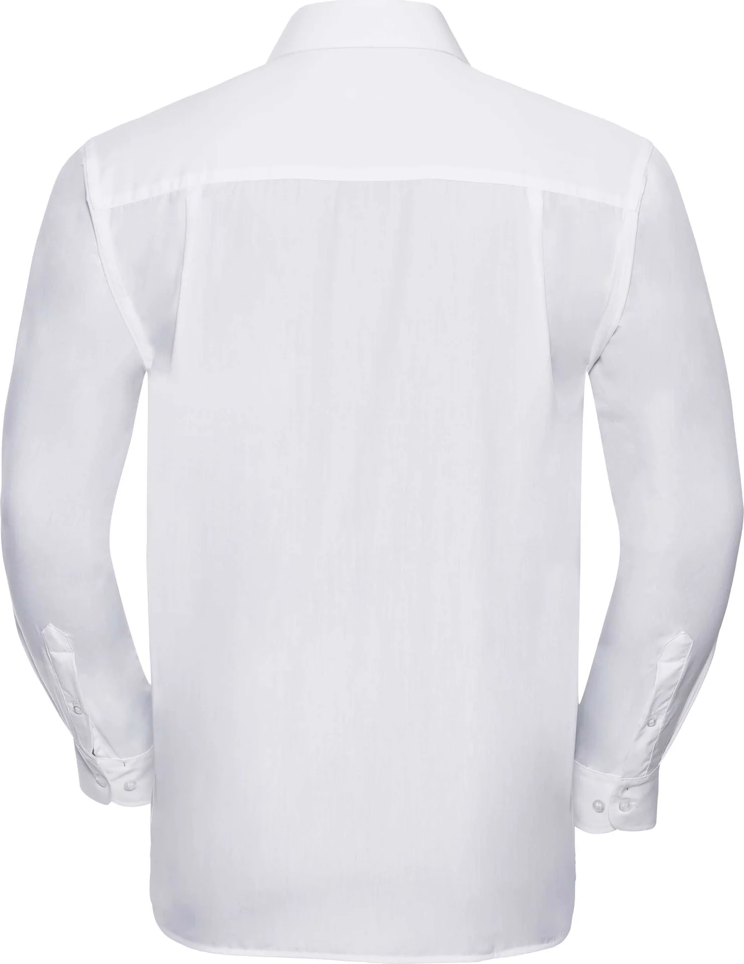 Russell Men's Long Sleeve Polycotton Easy Care Poplin Shirt