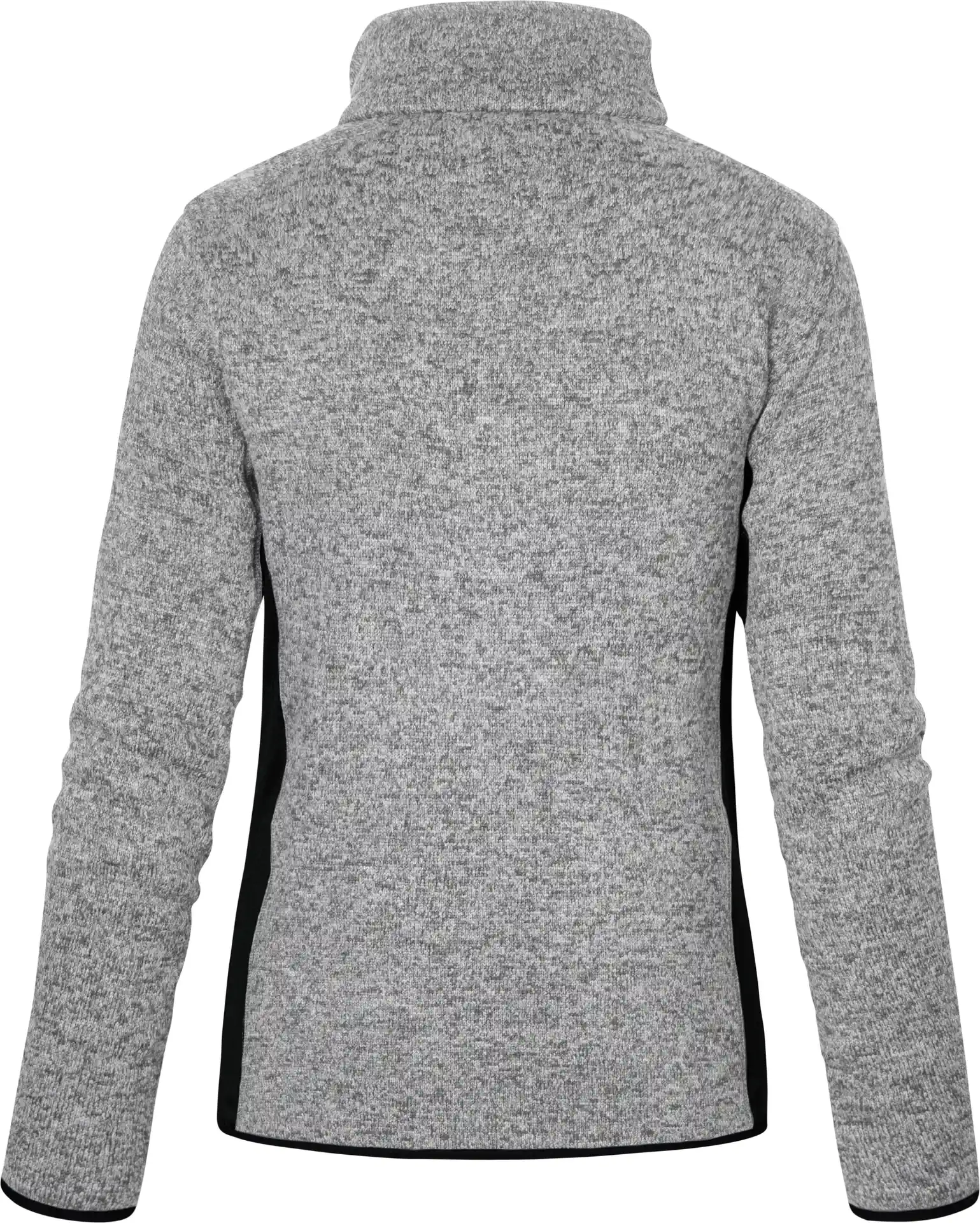 promodoro-7705-womens-knit-jacket-workwear-heathergrey-back-6 Promodoro Women's Knit Jacket Workwear