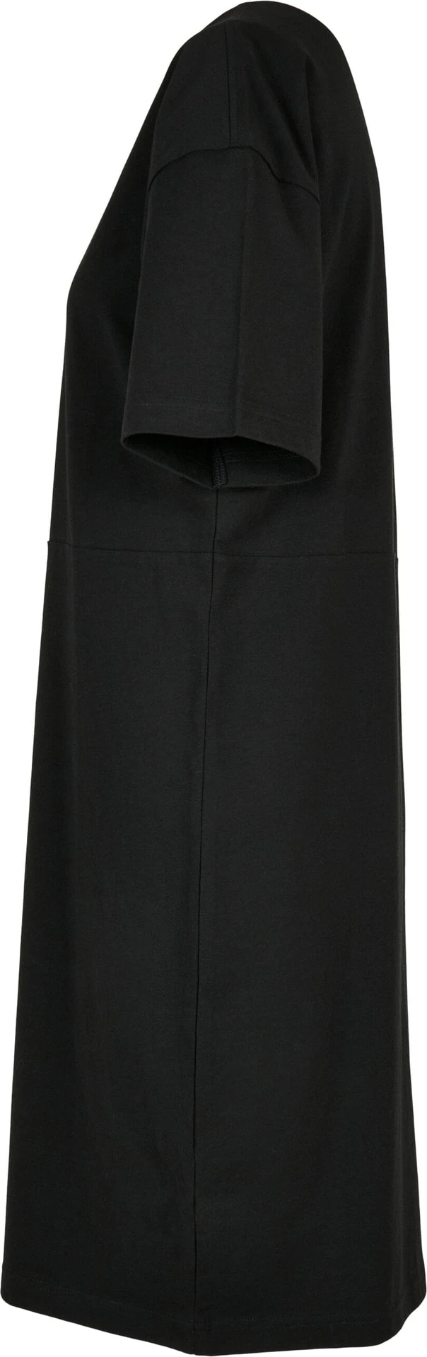 Build Your Brand Ladies Organic Oversized Slit Tee Dress