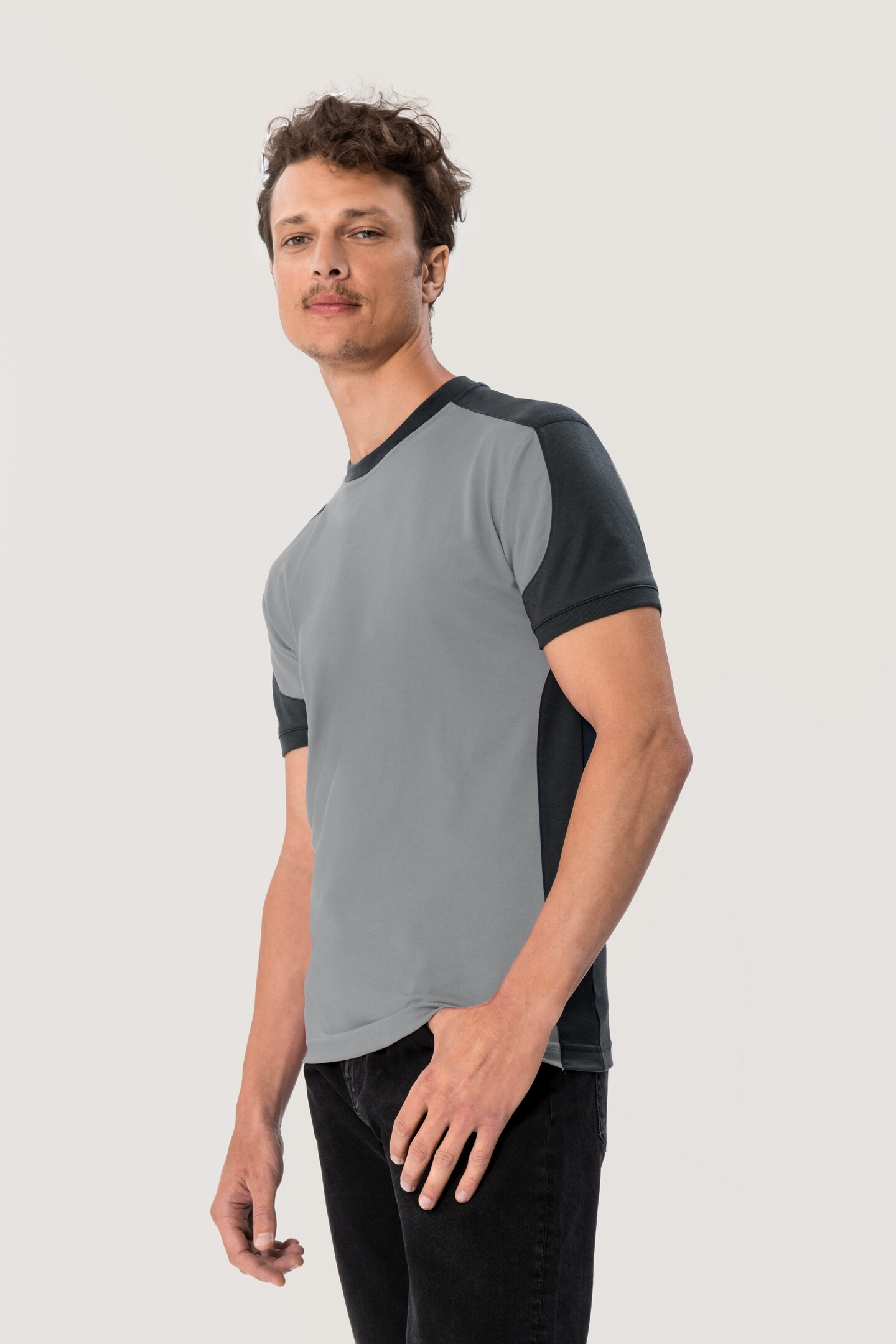 HAKRO T-Shirt-Contrast 290 Mikralinar®